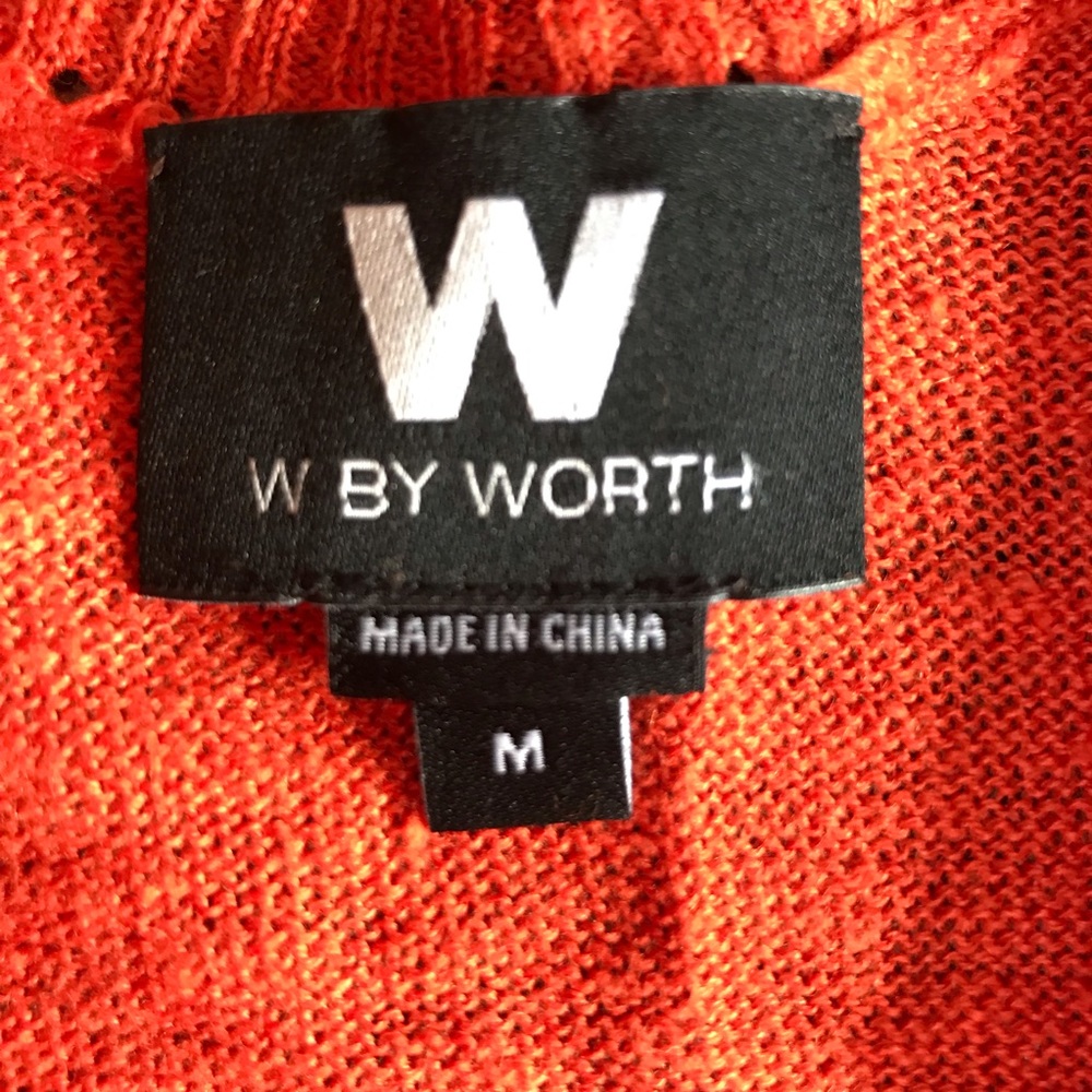 WORTH {M} Sweater Linen Burnt Orange - Picture 3 of 7